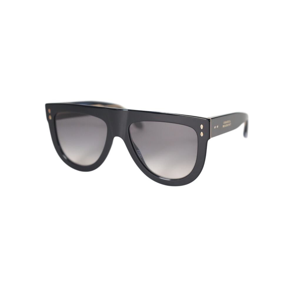 Isabel Marant Flat-Top Aviator Sunglasses – Black / Grey Gradient – NWT - Picture 4 of 10